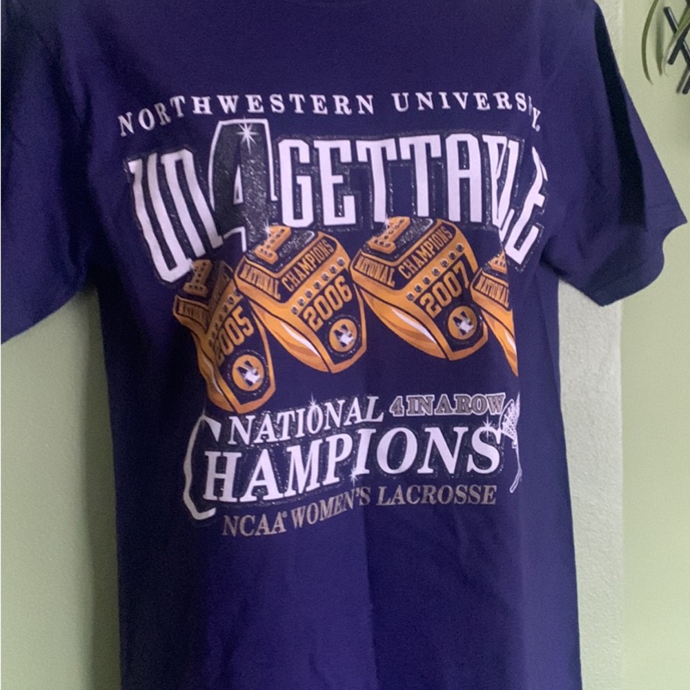Northwestern University Purple Graphic Tee
